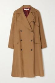 Cotton-blend canvas trench coat at Net A Porter